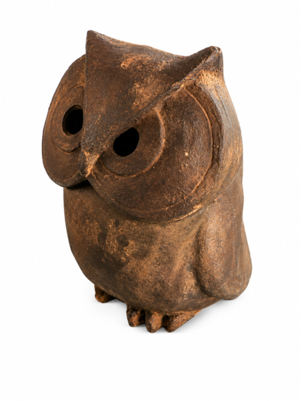 VTG 1960s Japanese Cast Iron Owl Lantern | MCM | Organic Modern | Incense Lamp - Picture 2 of 5